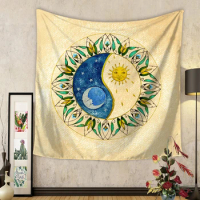 Wholesale Selling Bedroom Living Room Decorative Tapestry Custom Printing 100% Colorful Magic Color Animal Image Tapestry