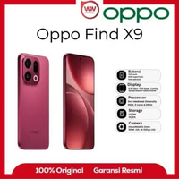 Hp Oppo Find X9 Ram 12GB Internal 256GB Garansi Resmi Red