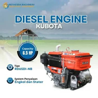 Mesin Kubota Diesel 6.5 HP Radiator Stater RD 65 DI-NB Diesel Engine 6.5 PK