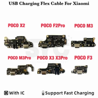 Good quality USB Charger Charging Port For Xiaomi Poco X2 F2 Pro M3 Pro X3 Pro F3 Dock Connector Microphone Board Flex Cable