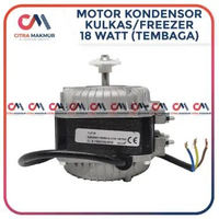 Motor Kondensor 18 Watt Kulkas Showcase Freezer Fan Dinamo Kipas Condensor Condenser 18W Polytron Ev