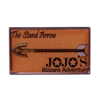 JoJo's Bizarre Adventure: The Stand Arrow Badge Japanese Manga Brooch