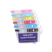 UP 1set T0821 82N Refillable ink cartridge for epson Stylus Photo R390 RX590 RX690 R290 RX610 TX800FW TX700W T50 TX650 TX810FW