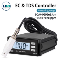 EC &amp; TDS Controller Online Conductivity Meter TDS Tester Industrial Water Treatment Conductivity EC TDS Controller Tester