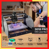 Mesin CNC Laser Grafir Mata Pisau Ukir Cutting DIY 3 Axis 3000mW 60W