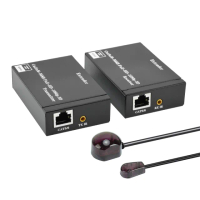 【TOWNWARD 大城科技】HDMI網路延長器 60M 附IR(HDMI轉RJ45 延伸器 CAT6 網路線 HDMI線 型號: HTR-6022)