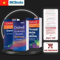 MCBooks Combo Oxford Learner's Pocket - Từ điển Anh-Anh, Cụm động từ & Thành ngữ, Ngữ pháp - Phiên b
