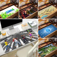The Sims 4 Printing Mouse Pad Office Computer Desk Mat Laptop Big Cushion Non-slip for PC Table Pad Boy's Gaming Keyboard Mats