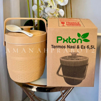Rice bucket Termos Nasi 6.5Liter Air Rice bucket Pxton Capucino Wadah