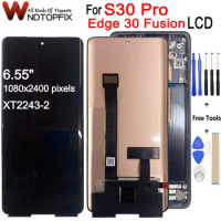 6.55" For Motorola Moto S30 Pro LCD Display XT2243-2 Touch Screen Digiziter Assembly Replace For Moto Edge 30 Fusion LCD Screen