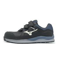 Mizuno 工作鞋 Prime Fit HW II 21L 寬楦 男鞋 作業員 黑 藍 防護鞋 止滑 美津濃 F1GA2472-09