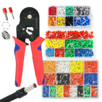 401 in Crimp Skun Ferrules + Tang Crimping Kabel Listrik Square Crimp AWG23-7 0.25-10 mm² - HSC8 6-4