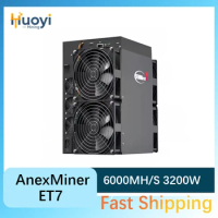 Anexminer ET7 6000Mh/s 3200W In Stock Anex Miner New ETC Miner ET7 6000M Etchash Mining Asic Miner 7-10Days Delivery