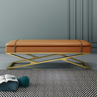 2020新款 臥室輕奢 床尾凳 網紅ins風現代簡約 衣帽間沙發 長條 凳
