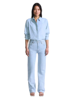กางเกงยีนส์ผู้หญิง Blue Tab Women's Plank Straight Jeans Blue