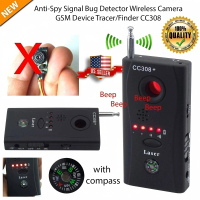 CC308 Anti Spy Detector Hidden Camera GSM Audio Bug Finder GPS Signal Lens RF Tracker Scanner
