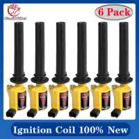 6 Pack Ignition Coils For Ford Mazda Tribute Escape Mercury 2001 2002 2003 2004 2005 2006 2007 2008 2009 V6 3.0L Ignition Coil