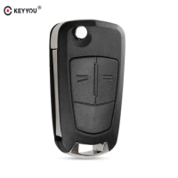 KEYYOU Remote Key Case Shell For Vauxhall Opel Corsa Astra Vectra Signum H Vectra Auto Car Key Fob Cover Housing HU100 Blade