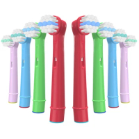 8/12/16pc Replacement Kids Children Tooth Brush Heads For Oral B EB-10A Pro-Health Stages Electric Toothbrush Oral Care, 3D Exce