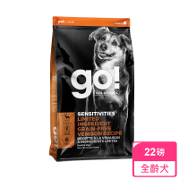 【Go!】低致敏鹿肉22磅 狗狗低敏系列 單一肉無穀天然糧(狗糧 狗飼料 關節保健 寵物食品)