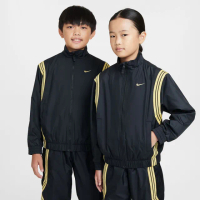 【NIKE 耐吉】外套 童裝 大童 男女童 運動外套 K NK RPL CROSSOVER JKT 黑 FZ5233-011