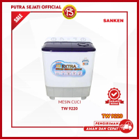 MESIN CUCI SANKEN 2 TABUNG TW 9220 KAPASITAS 9KG