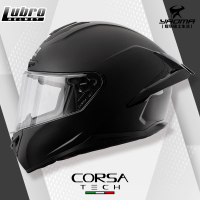 LUBRO CORSA TECH 素色 消光黑 霧面 雙D扣 安全帽 全罩 藍牙耳機槽 眼鏡溝 耀瑪騎士機車部品