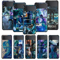 Disney Avatar The Way of Water Film Phone Case For Samsung Galaxy Z Flip 4 Z Flip3 5G Case for Galaxy Z Flip PC Hard Shell Funda