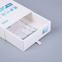 Sliding drawer box custom paper sock packaging for wholesale,kraft glossy foil paperboard packaging box ---XP1110