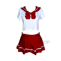 [ Happy Girl Shop ] Setelan Custome Cosplay Lingerie Seragam Women Pelajar Jepang Cutie Sexy Fit Baj