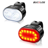 Bicycle Lights MTB Bike LED Lamp Front and Rear Light USB Rechargeable Headlight Bicycle Taillight Waterproof Cycling Lamps