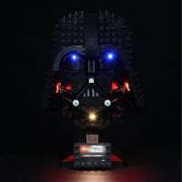 USB Lighting Kit for Lego Building Bricks Blocks 75304 Star Wars Darth Vader Helmet (Not Include Lego Model)
