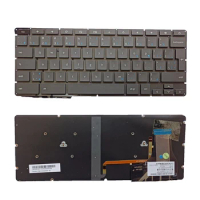 Black CF Backlit Keyboard For HP Chromebook 13 G1