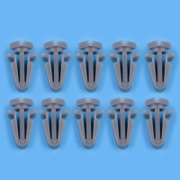 62318-01W00 62318-D0100 50Pcs Grille Clips Lock Retainers Fasteners Fit For Nissan 720 D21 Datsun Pickup Hardbody Maxima Gray