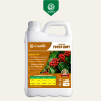 Greenix Pupuk Booster Pohon Kopi Organik - Pupuk Alami Cair Pohon KOPI 1 LITER Pupuk Semprot Kocor U
