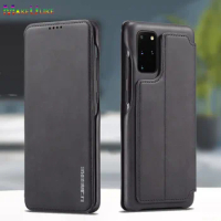 Simple Flip Case For Samsung Galaxy S23 S22 S21 S20 S10 S9 S8 Plus S20 Ultra S10e S21 FE S20FE S21FE Case Leather Magnetic Cover