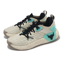【UNDER ARMOUR】訓練鞋 Project Rock 6 女鞋 米白 綠 交叉訓練 巨石強森 運動鞋 UA(3026535200)