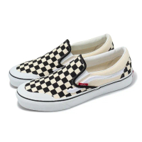 【VANS】懶人鞋 Classic Slip-On 138 男鞋 女鞋 黑 白 棋盤格 帆布 情侶鞋 休閒鞋(VN000BW3BKC)