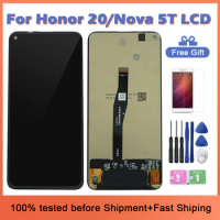 6.26'' Original LCD For Huawei Nova 5T LCD Display Touch Screen Digitizer Assembly Parts For Huawei Honor 20 Honor20 pro LCD