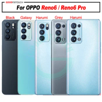 10PCS For OPPO reno 6pro reno6 back cover battery cover reno6 pro backcover