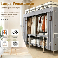 OKASUMI Lemari Berkualitas Tinggi Lemari lipat portable Lemari Portable Serbaguna Lemari Minimalis B