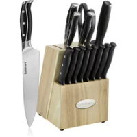 Cuisinart C55-6PCSBK Advantage Color Collection 6-Piece Ceramic Coated  Steak Knife Set, Black