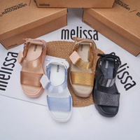 2023 เมลิสสา melissa เยลลี่รองเท้าแพลตฟอร์มแพลตฟอร์มรองเท้าแตะผู้หญิงรองเท้าแตะโรมันคำเดียว ~