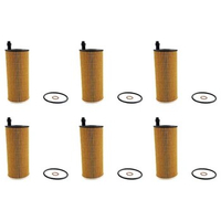 6X For BMW F10 F25 F30 F31 328D X3 Oil Filter Kit OX404DECO