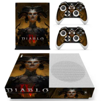 Diablo 4 Devil Lilith Skin Sticker Decal Cover For Xbox One S Console &amp; Kinect &amp; Controllers For Xbox One Slim Skins Stickers