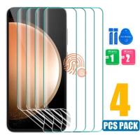 4Pcs Full Covererage Screen Protector For Samsung Galaxy S23 FE S23FE HD Clear Hydrogel Films For Samsung S23 FE 5G Accessories
