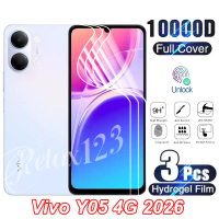 Miếng dán màn hình hydrogel HD cho Vivo Y05 4G, bộ 1/2/3 cái; tương thích với Vivo Y05, VIVO Y05, vi
