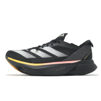 adidas 競速跑鞋 Adizero Adios Pro 3 W 女鞋 黑 粉橘 厚底 回彈 運動鞋 愛迪達 IG6431