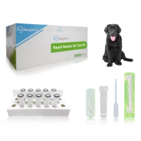 MongGoQ-10-Packed Rapid Rabies Ab Test, Auxiliary Diagnostic,Health Testing Kit for Dogs, Rabies-10