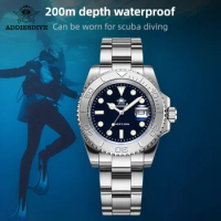 Addies Dive 41mm Luxury Quartz Watches 316L Stainless Steel 20Bar Diving BGW9 Super Luminous Leisure montre homme Watch For Men